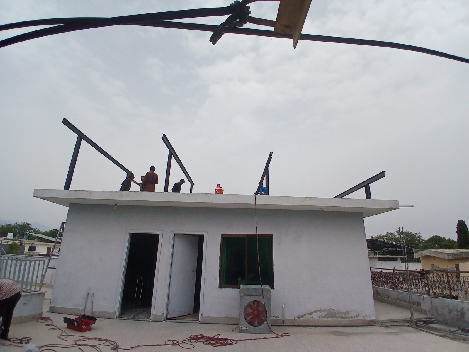 Solar mounting structure installation